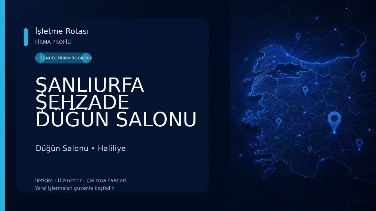 ŞANLIURFA ŞEHZADE DÜĞÜN SALONU Düğün Salonu