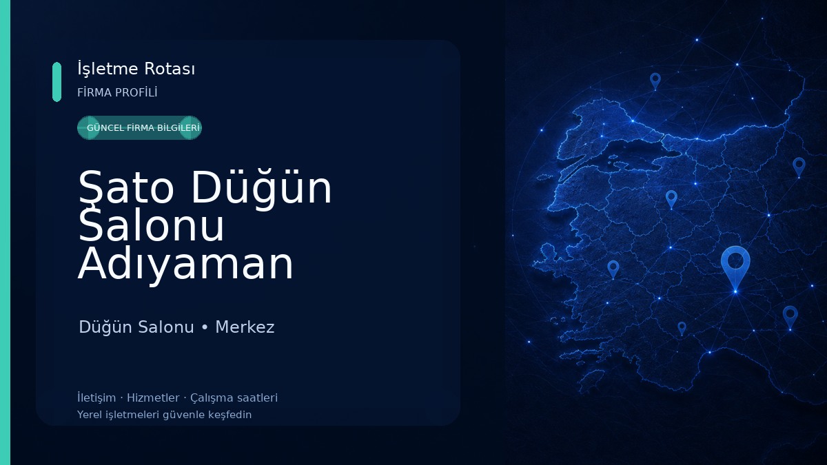 Şato Düğün Salonu Adıyaman Düğün Salonu