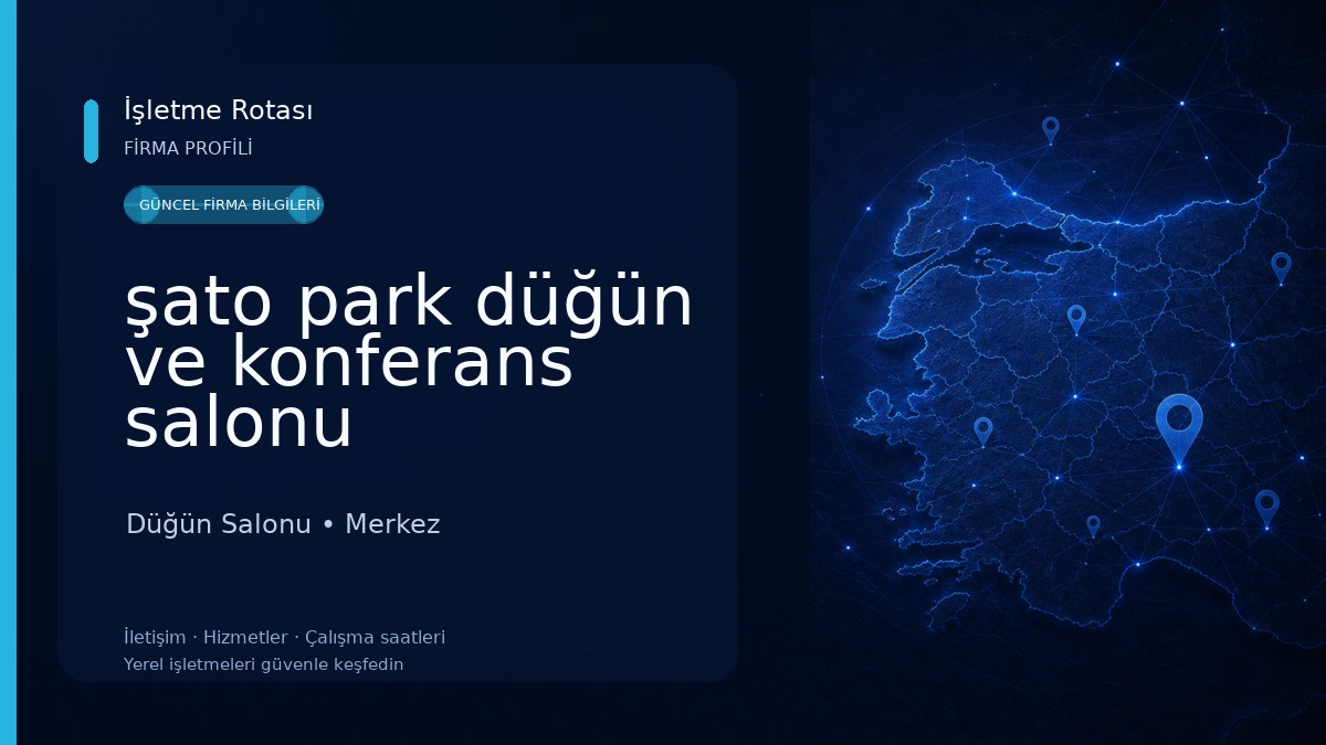 şato park düğün ve konferans salonu