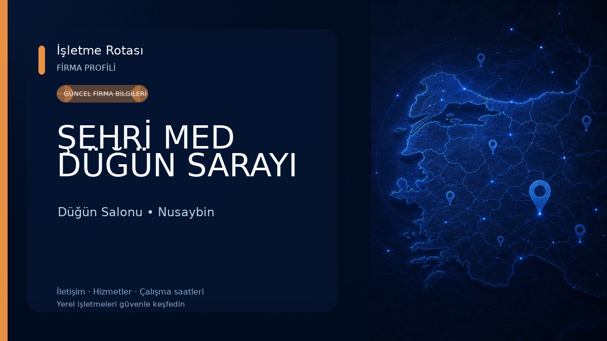 ŞEHRİ MED DÜĞÜN SARAYI Düğün Salonu