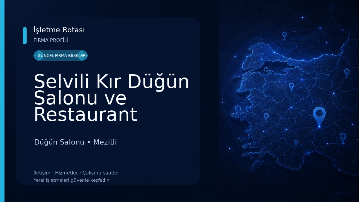 Selvili Kır Düğün Salonu ve Restaurant Düğün Salonu