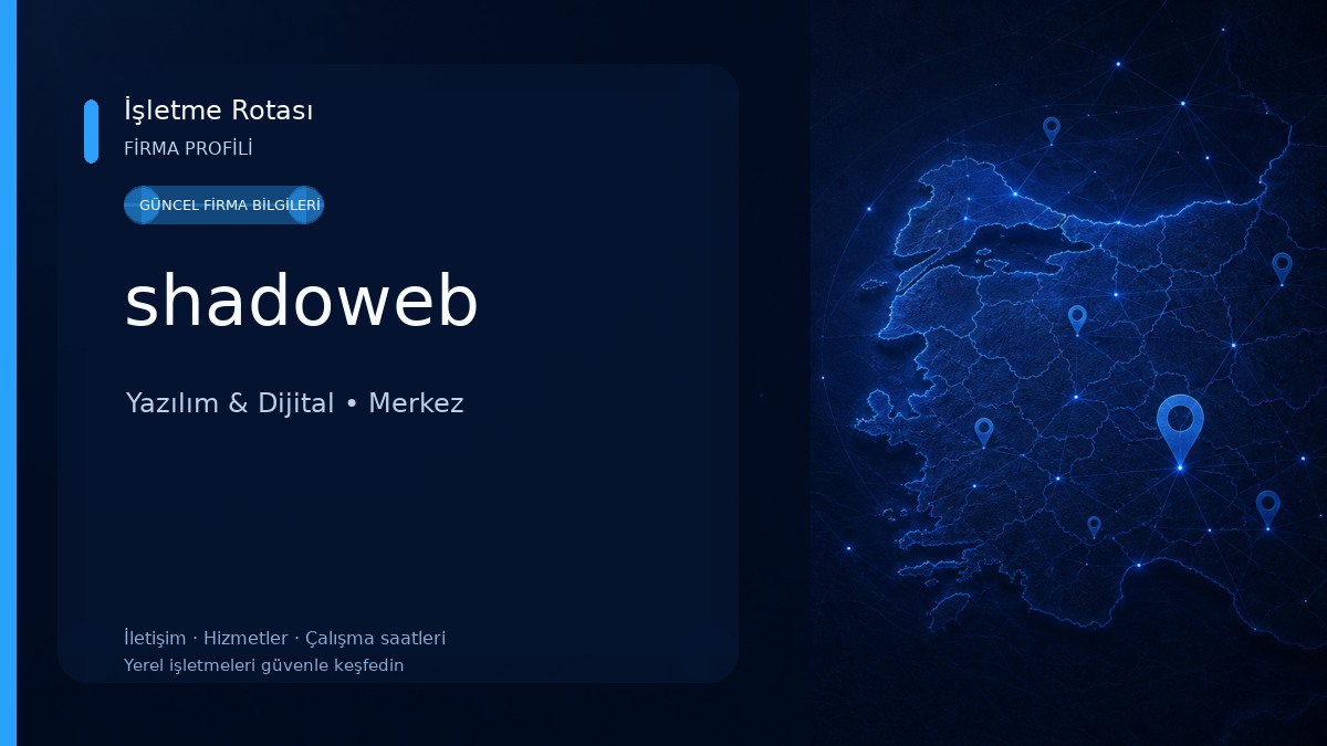 shadoweb Yazılım & Dijital