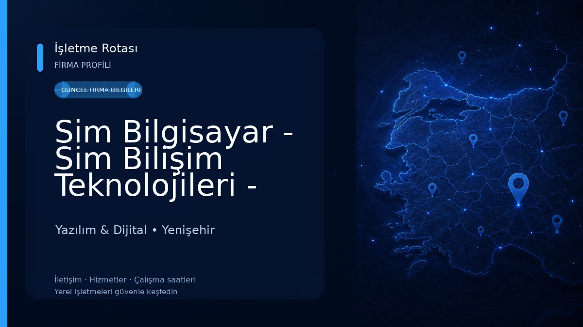 Sim Bilgisayar - Sim Bilişim Teknolojileri - AKINSOFT Mersin Bölge Bayi Yazılım & Dijital
