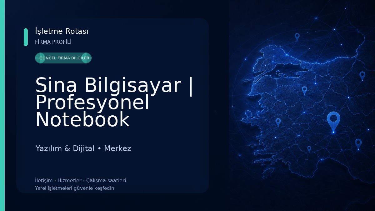Sina Bilgisayar | Profesyonel Notebook Onarım-MacBook Onarım Merkezi | Notebook Expertiz Yazılım & Dijital