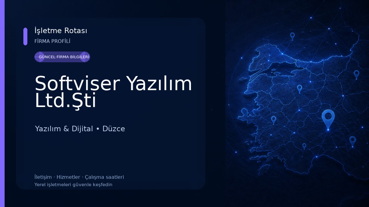Softviser Yazılım Ltd.Şti Yazılım & Dijital