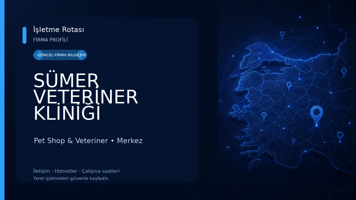 SÜMER VETERİNER KLİNİĞİ Pet Shop & Veteriner