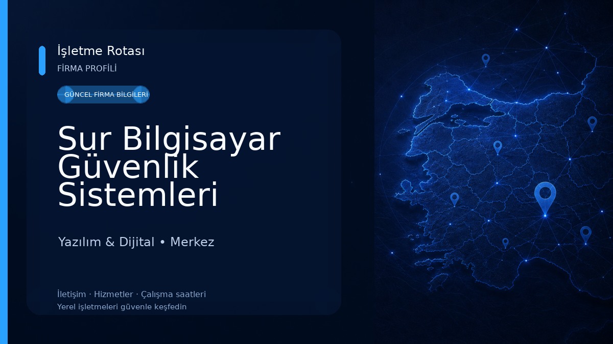 Sur Bilgisayar Güvenlik Sistemleri Yazılım & Dijital