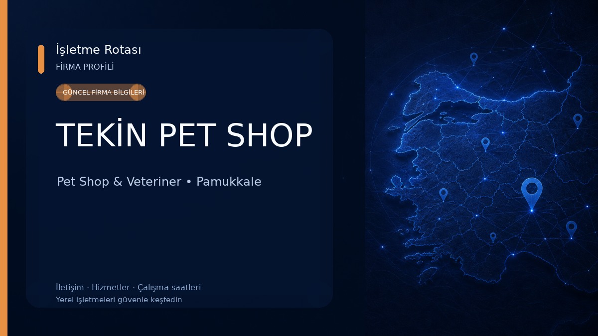 TEKİN PET SHOP Pet Shop & Veteriner