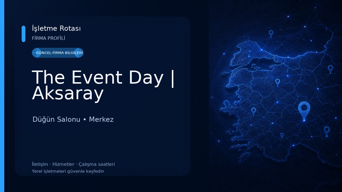 The Event Day | Aksaray Düğün Salonu