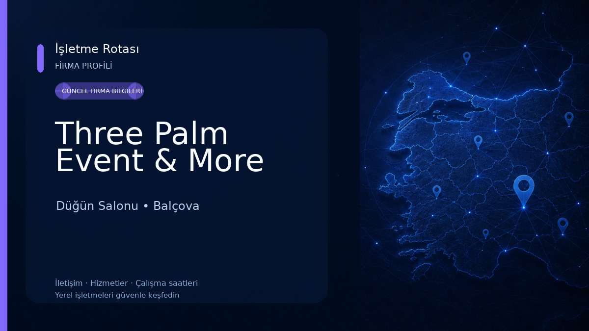 Three Palm Event & More