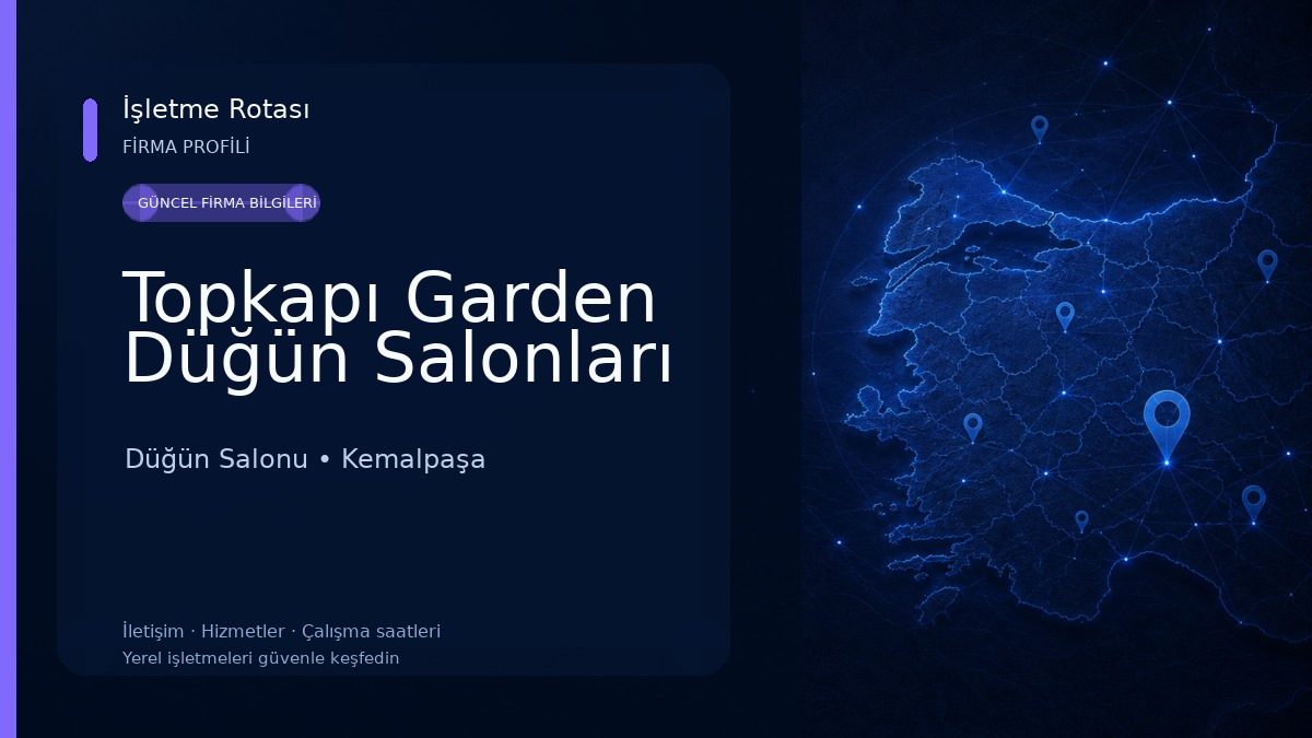 Topkapı Garden Düğün Salonları Düğün Salonu