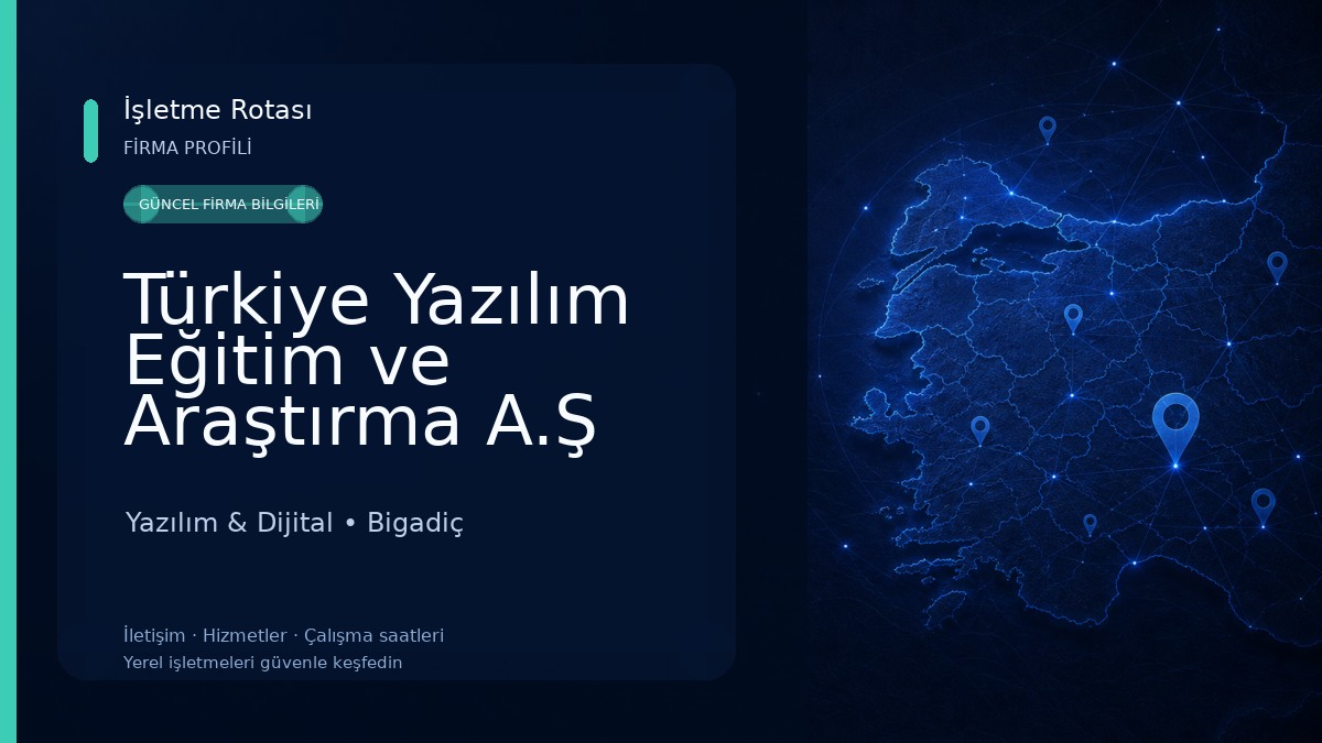 Türkiye Yazılım Eğitim ve Araştırma A.Ş Yazılım & Dijital
