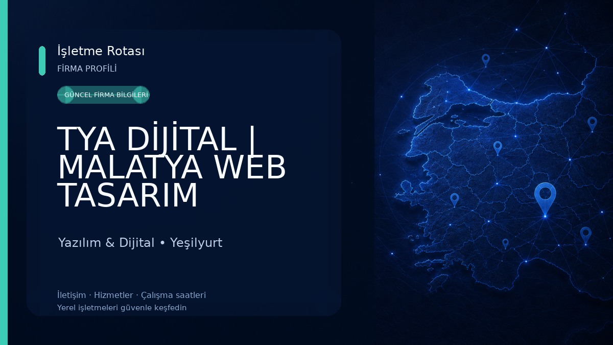 TYA DİJİTAL | MALATYA WEB TASARIM 