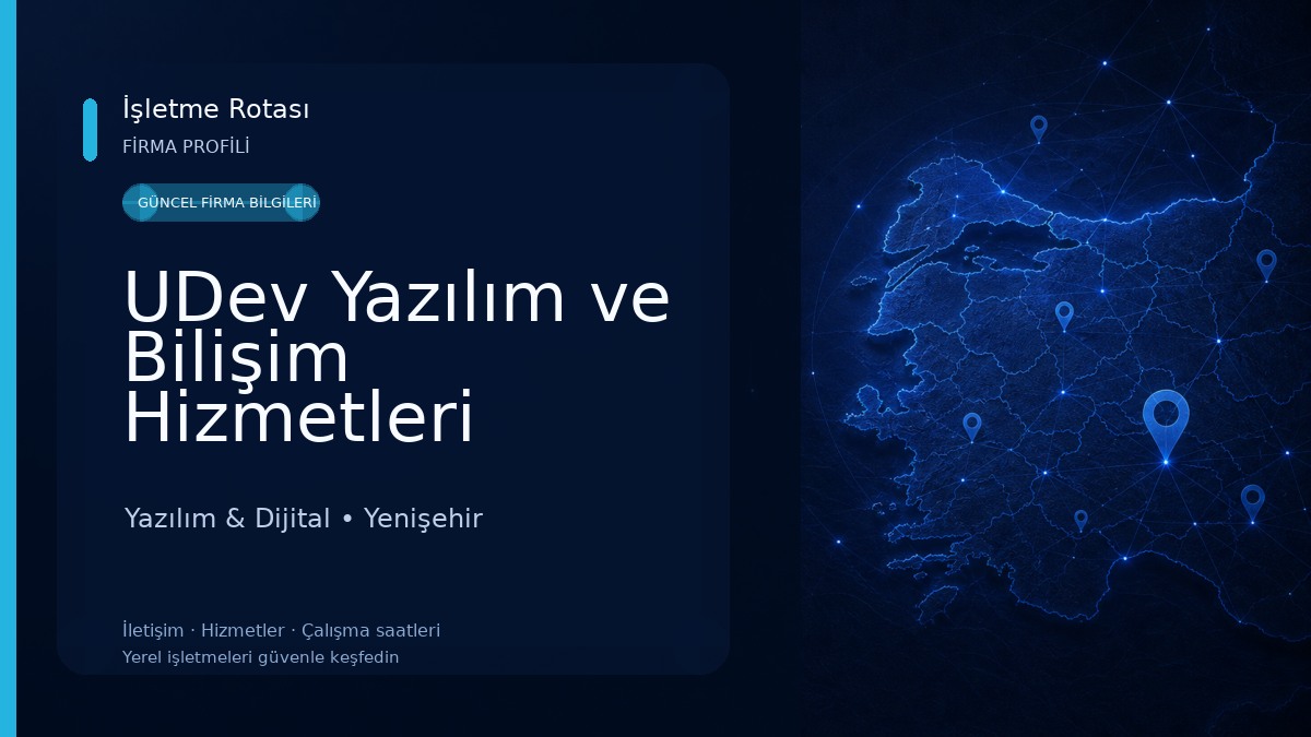 UDev Yazılım ve Bilişim Hizmetleri 