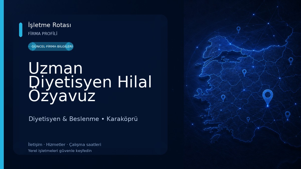 Uzman Diyetisyen Hilal Özyavuz Diyetisyen & Beslenme