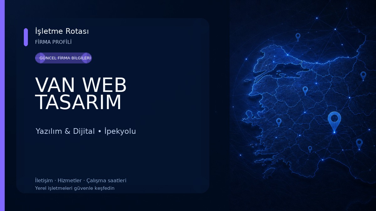 VAN WEB TASARIM Yazılım & Dijital