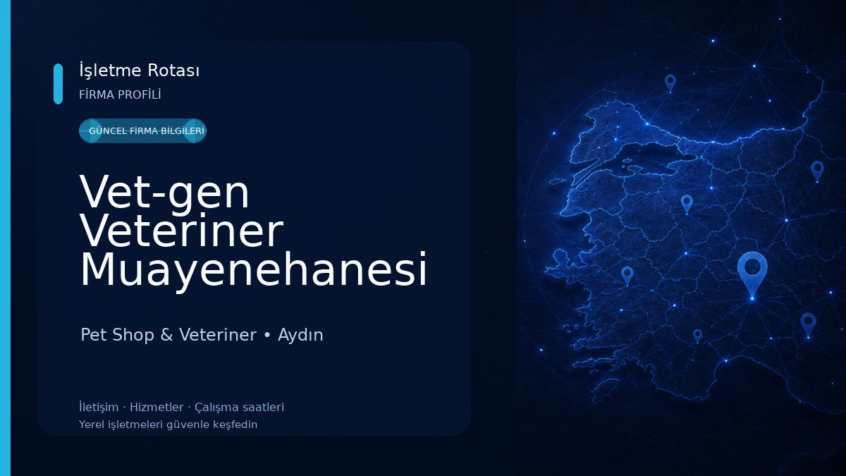 Vet-gen Veteriner Muayenehanesi ( Veteriner HekimHidayet Yaman) Pet Shop & Veteriner