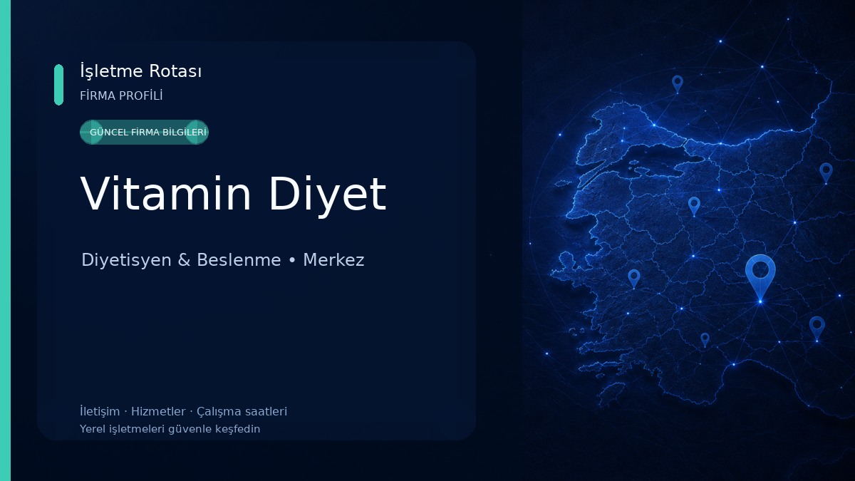 Vitamin Diyet Diyetisyen & Beslenme