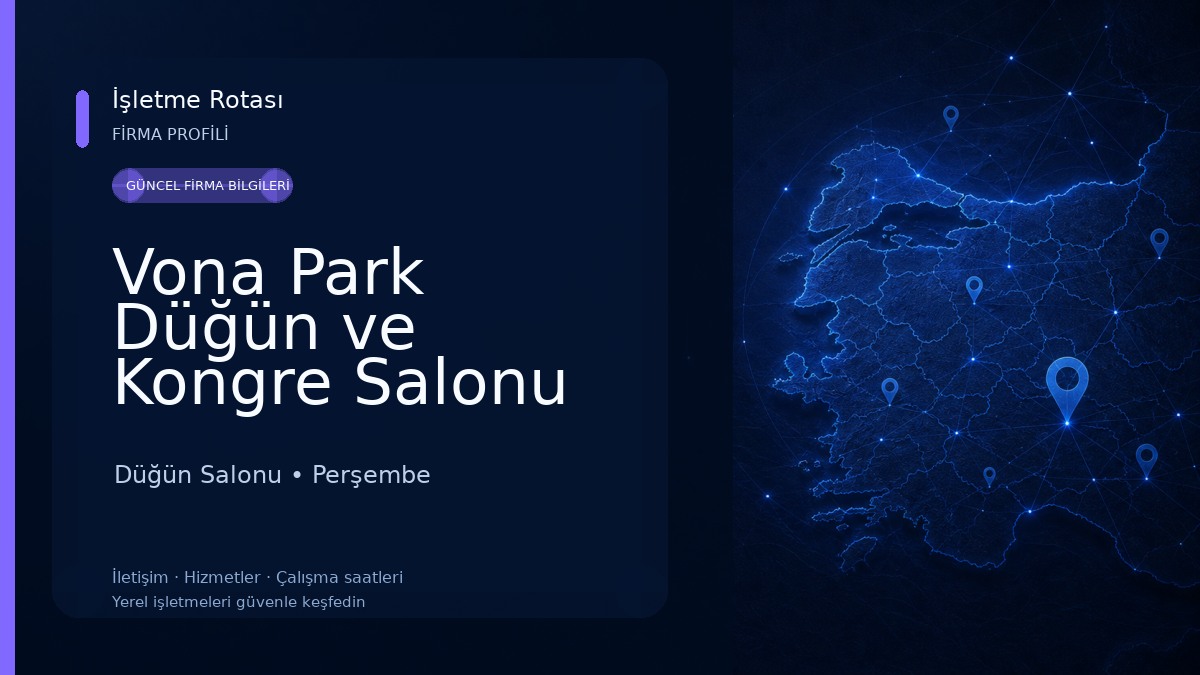Vona Park Düğün ve Kongre Salonu 