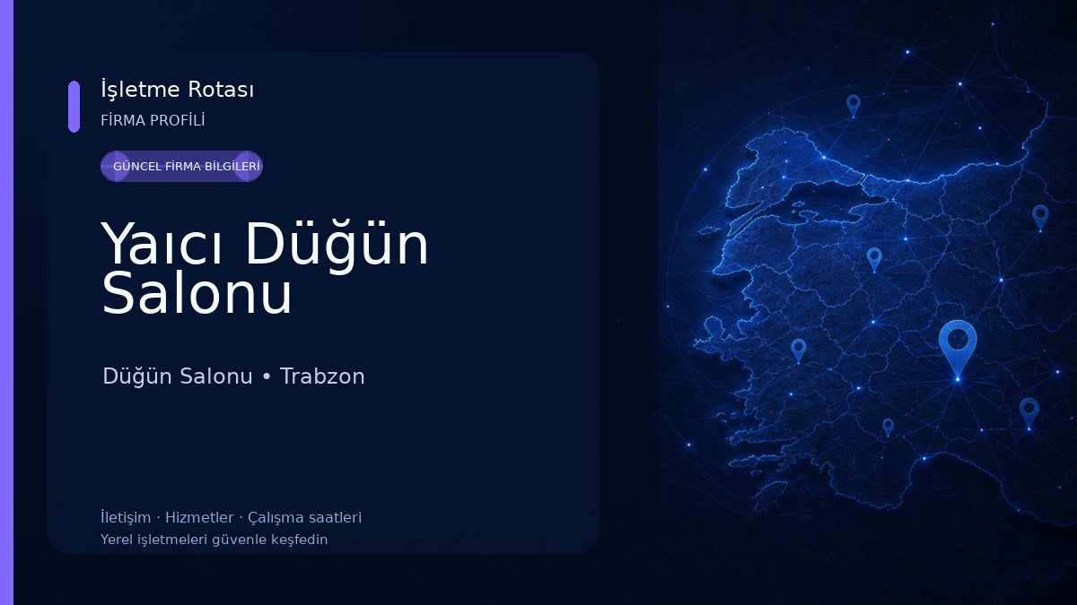 Yaıcı Düğün Salonu Düğün Salonu