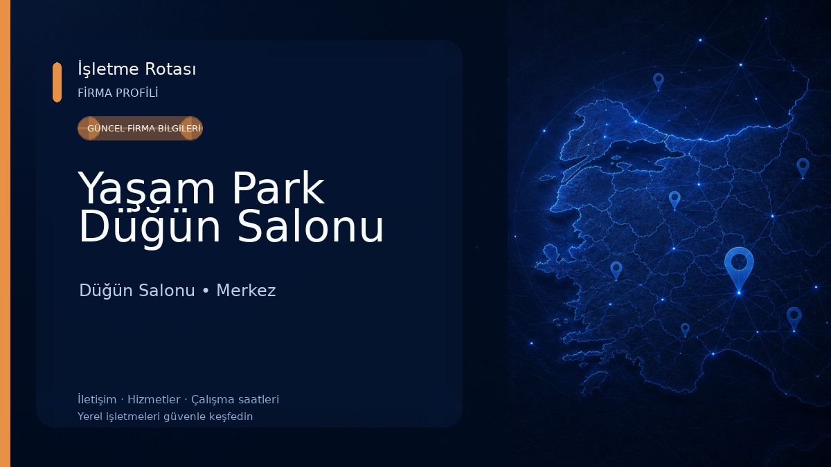 Yaşam Park Düğün Salonu Düğün Salonu