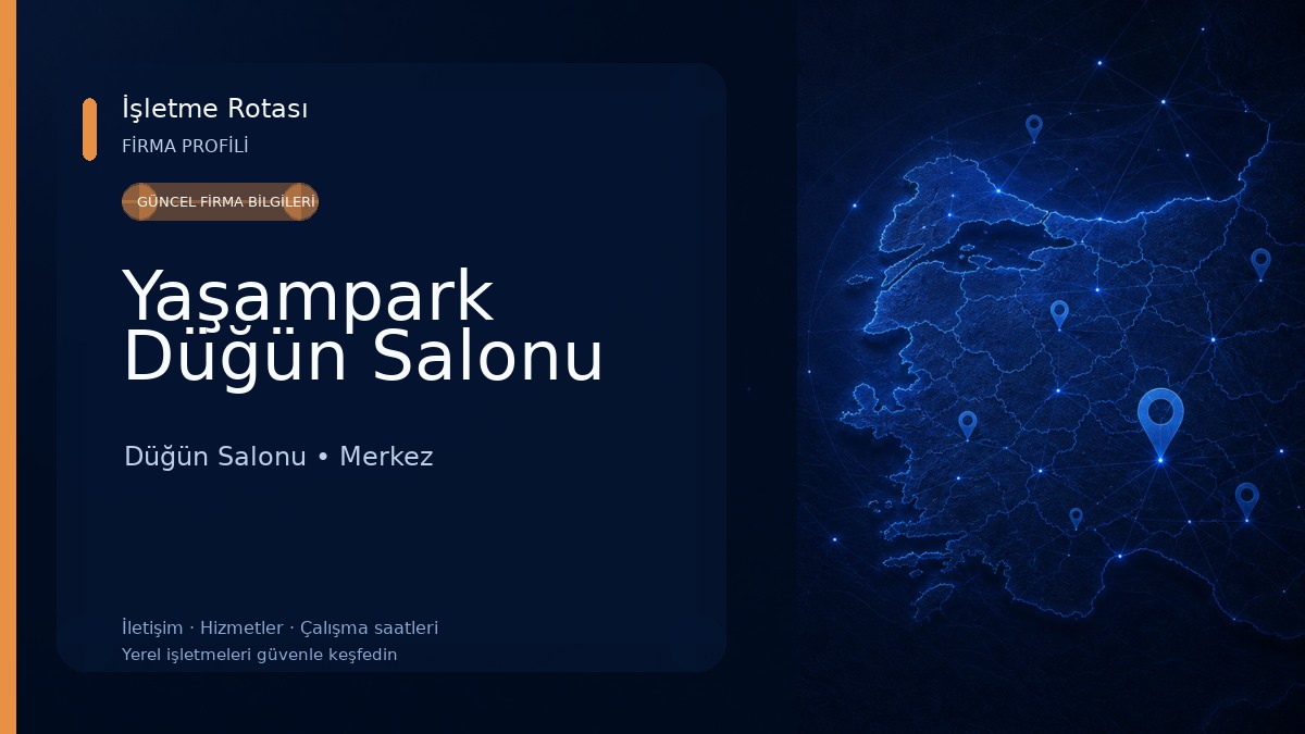 Yaşampark Düğün Salonu Düğün Salonu