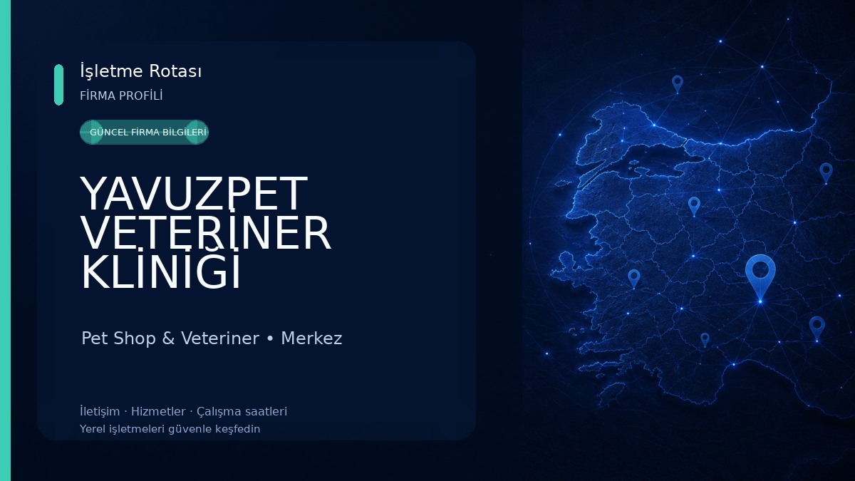 YAVUZPET VETERİNER KLİNİĞİ Pet Shop & Veteriner