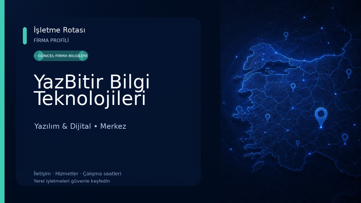 YazBitir Bilgi Teknolojileri