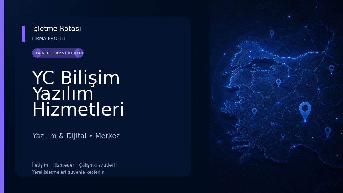 YC Bilişim Yazılım Hizmetleri Yazılım & Dijital