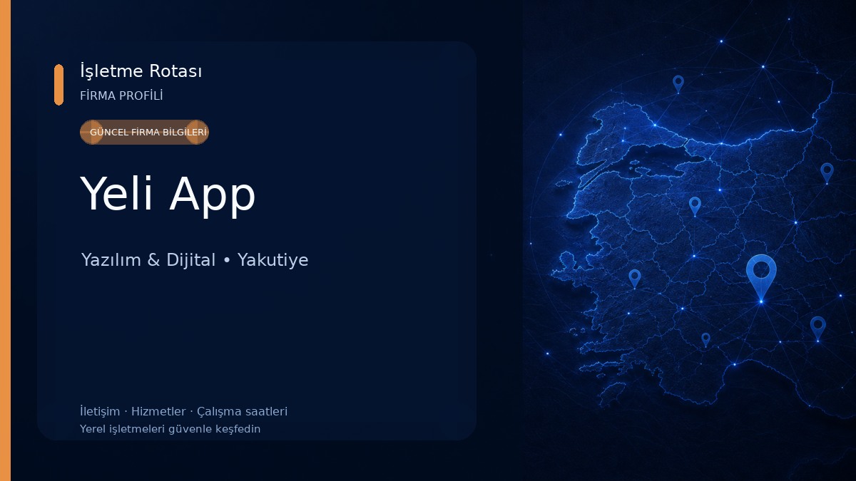 Yeli App Yazılım & Dijital