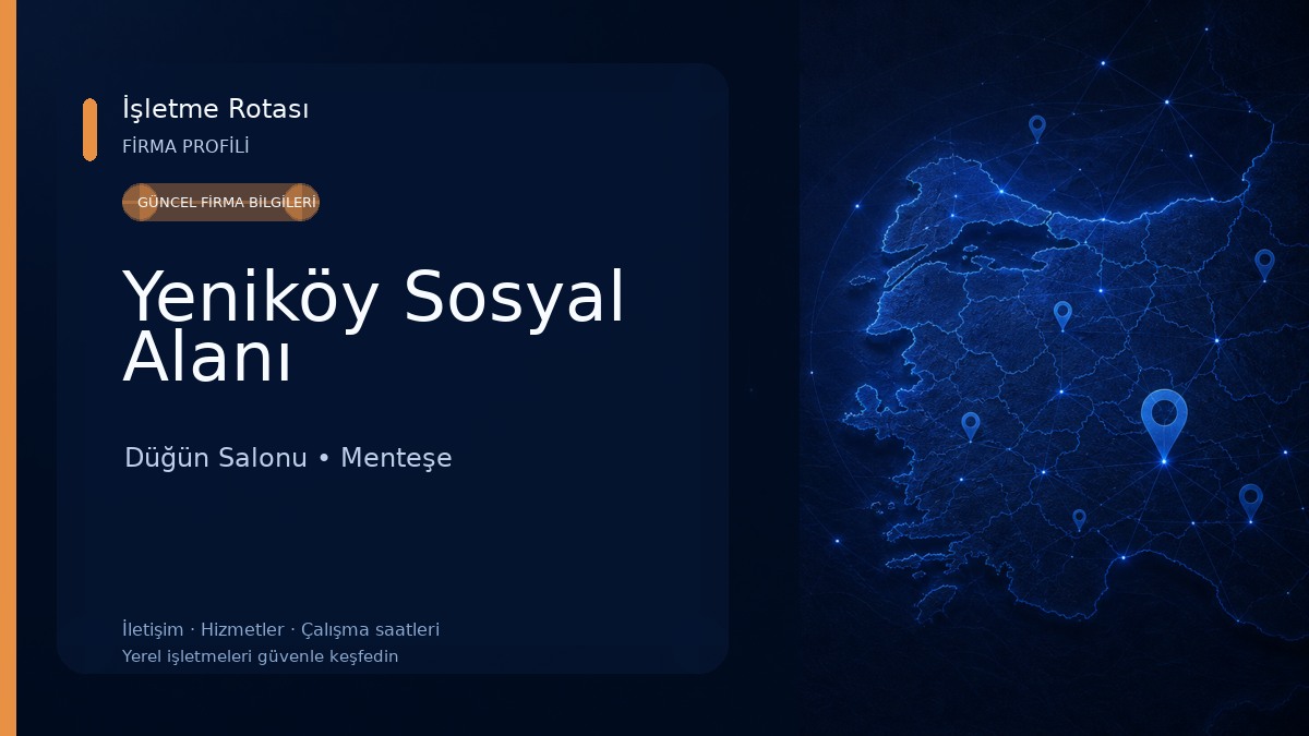 Yeniköy Sosyal Alanı Düğün Salonu