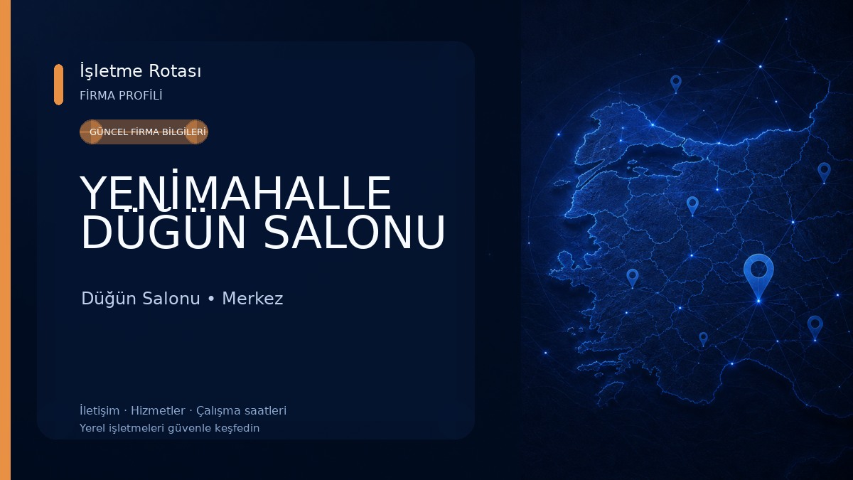 YENİMAHALLE DÜĞÜN SALONU Düğün Salonu