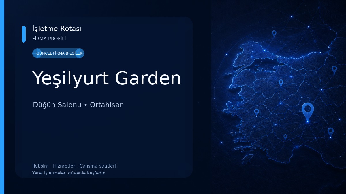 Yeşilyurt Garden Düğün Salonu