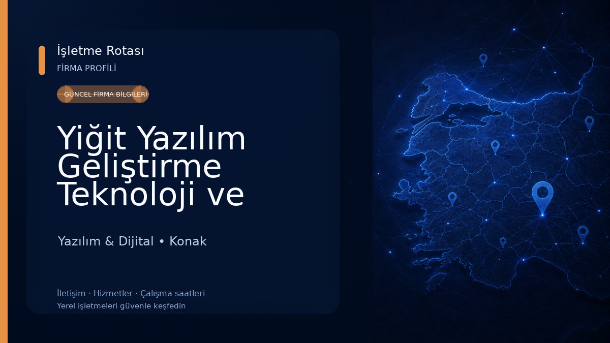 Yiğit Yazılım Geliştirme Teknoloji ve Mühendislik