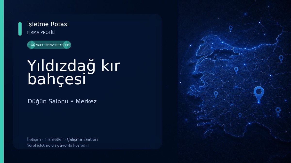 Yıldızdağ kır bahçesi