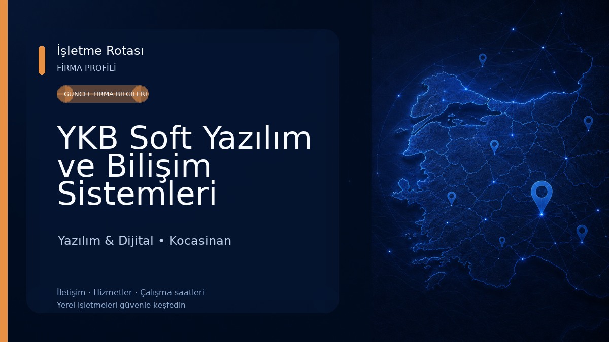 YKB Soft Yazılım ve Bilişim Sistemleri Yazılım & Dijital