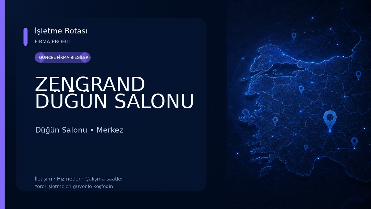ZENGRAND DÜĞÜN SALONU Düğün Salonu