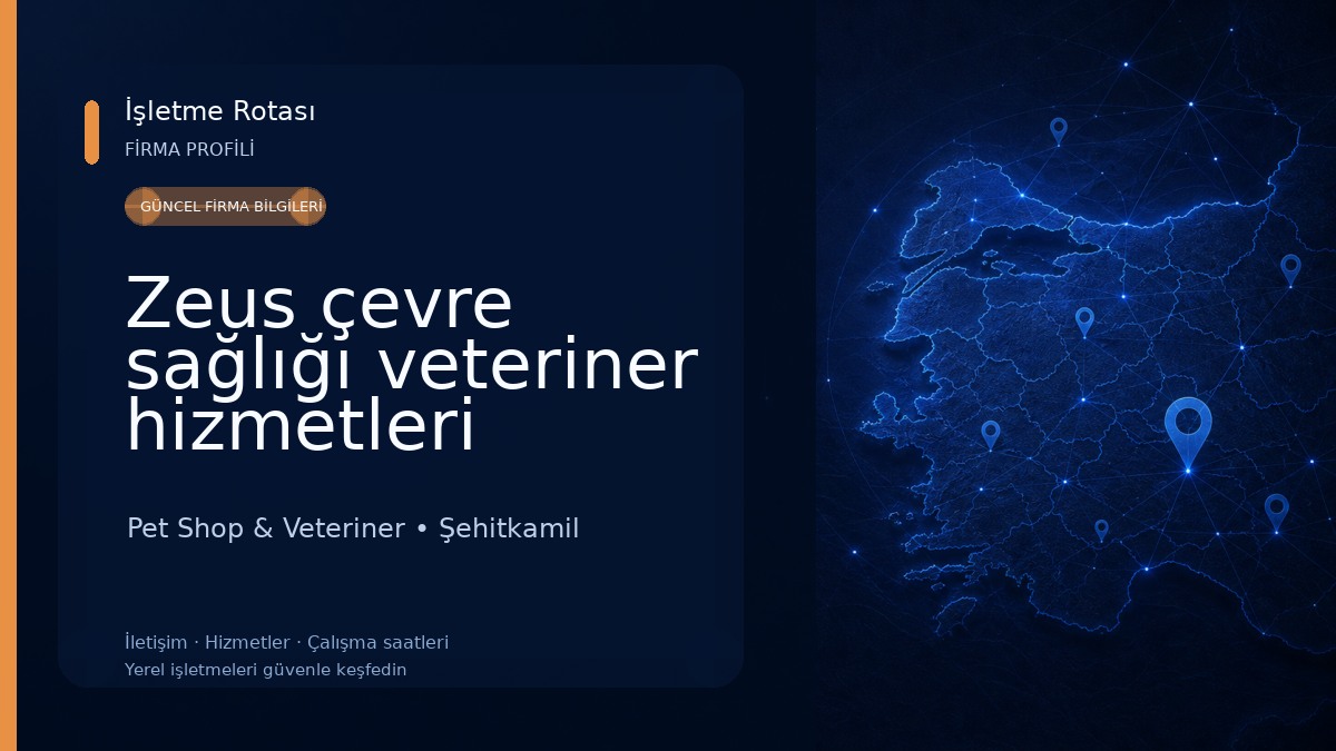 Zeus çevre sağlığı veteriner hizmetleri Pet Shop & Veteriner