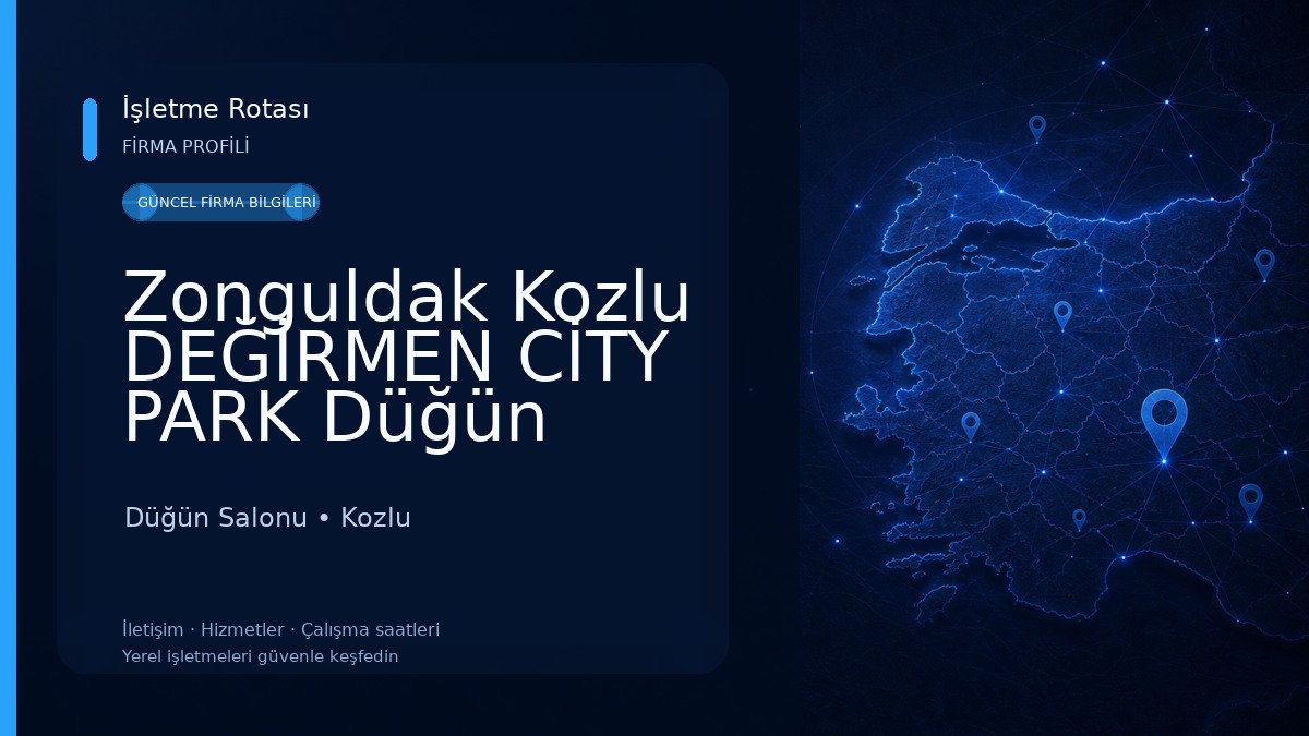 Zonguldak Kozlu DEĞİRMEN CİTY PARK Düğün Salonu | DEĞİRMEN Restaurant Düğün Salonu