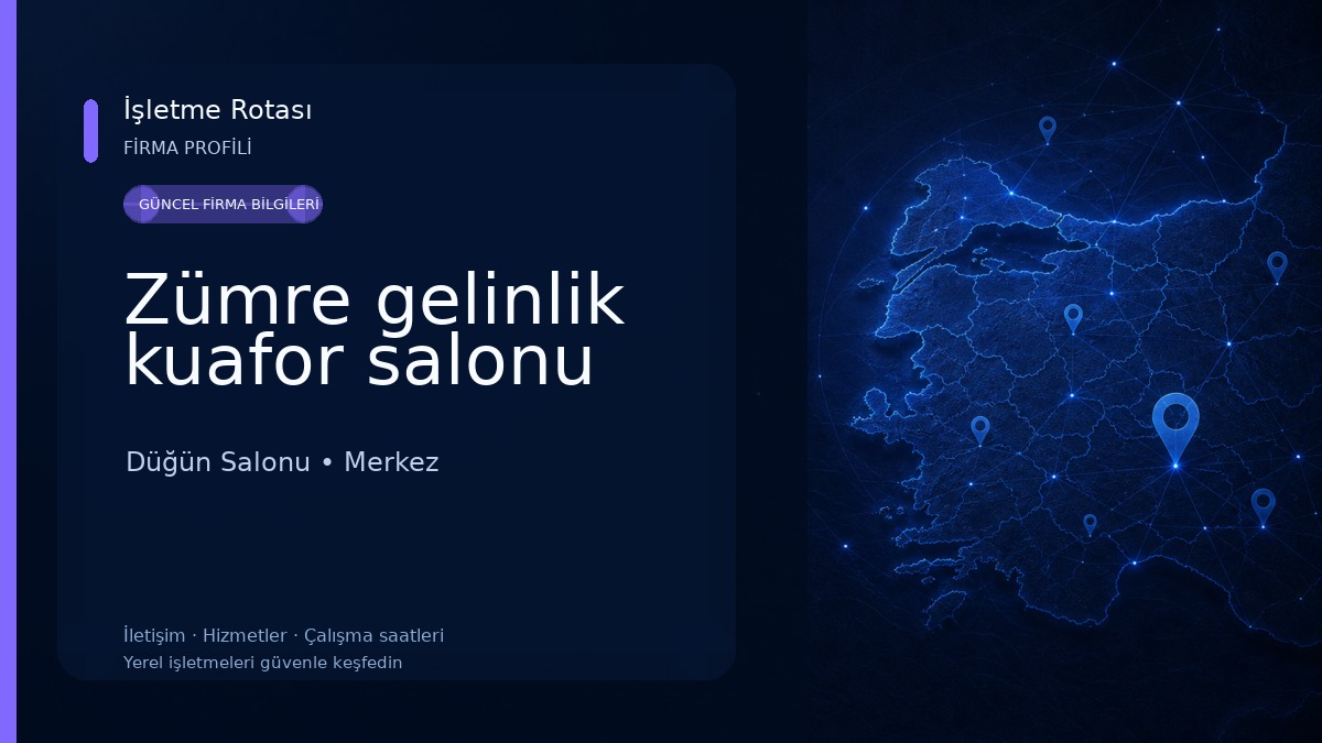 Zümre gelinlik kuafor salonu 